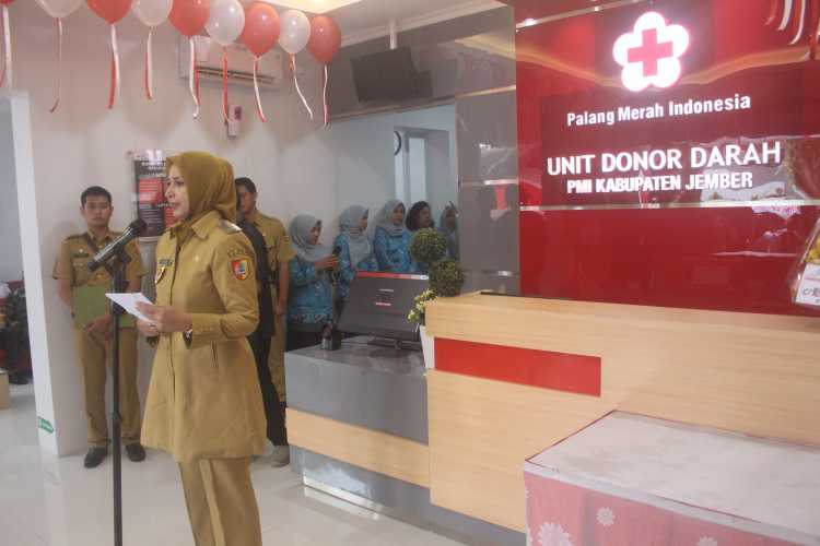 Pelayanan Lebih Baik, Bupati Faida Puji Kemandirian PMI Jember