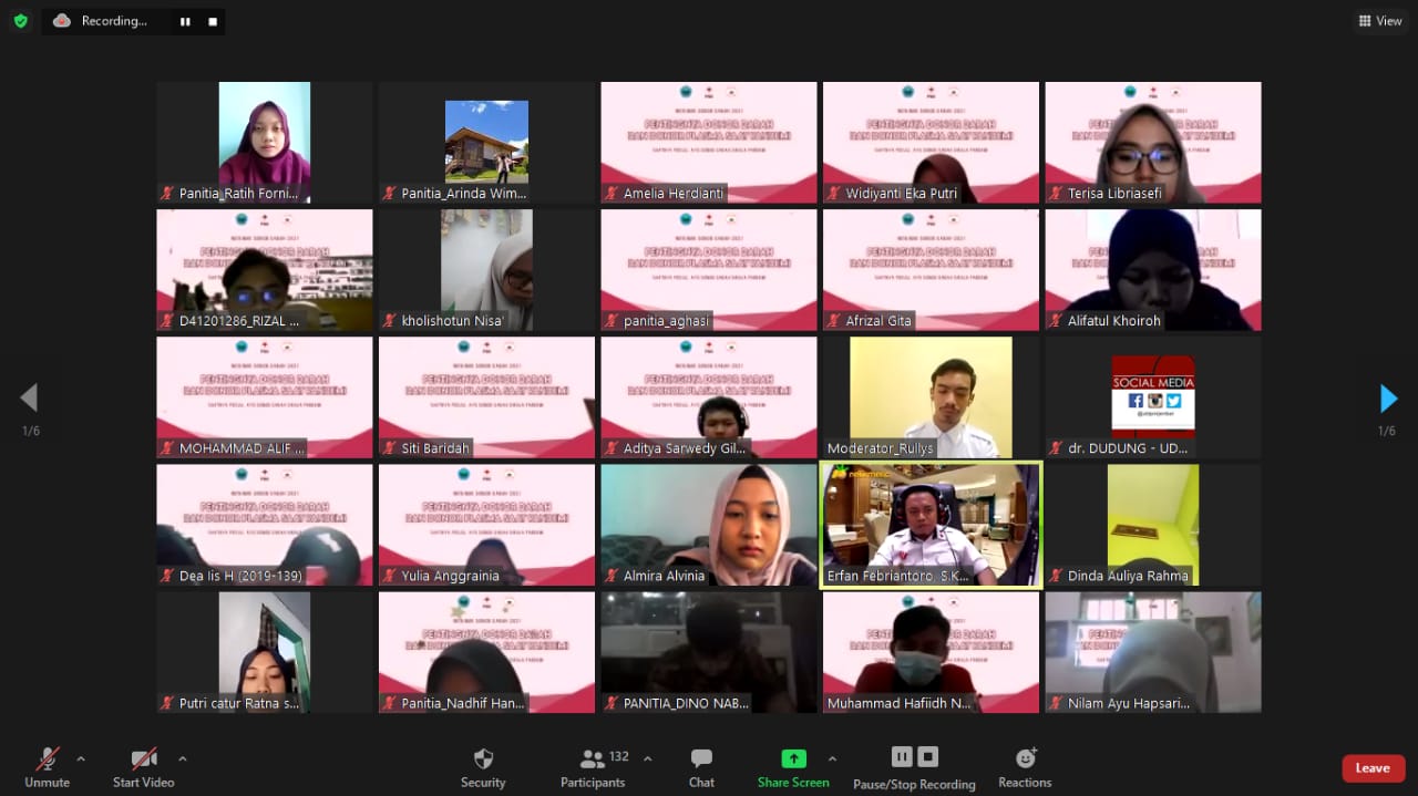 Webinar, Saatnya Peduli Donor Darah Sukarela Dikala Pandemi