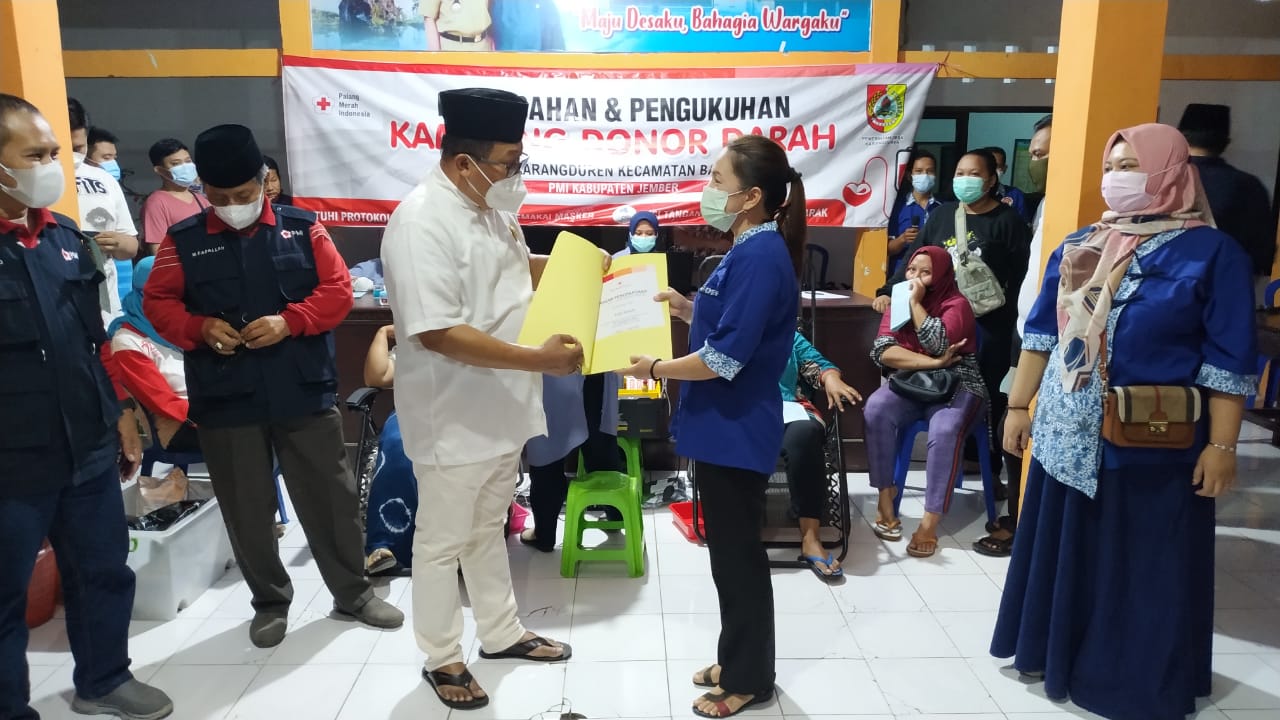 Butuh 6000 Kantong Darah, PMI Jember Bentuk Gerakan Satu Desa Satu Kampung Donor