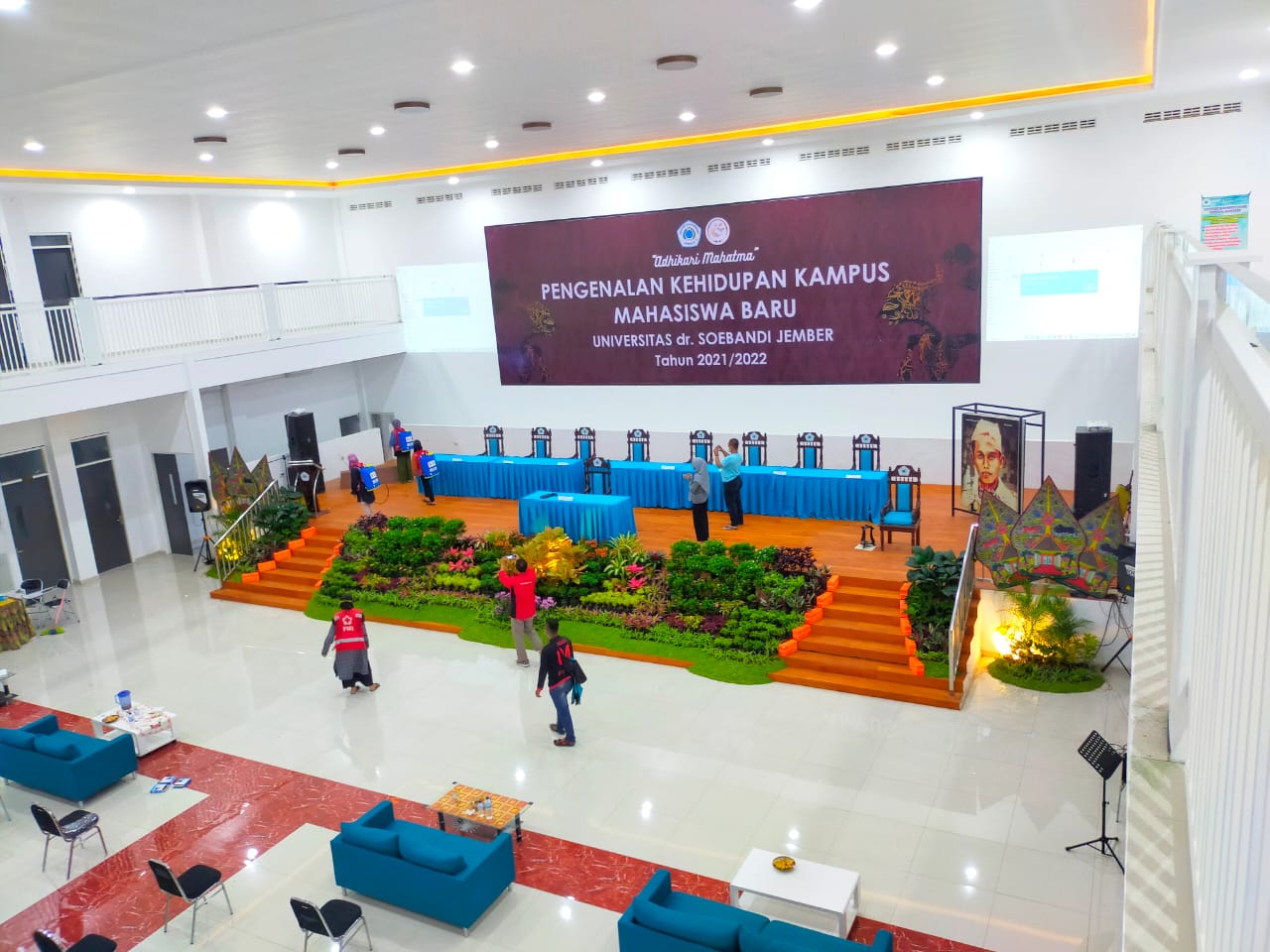 KSR PMI Aktif Terapkan Prokes Acara PK2MB Universitas Dr Soebandi Jember