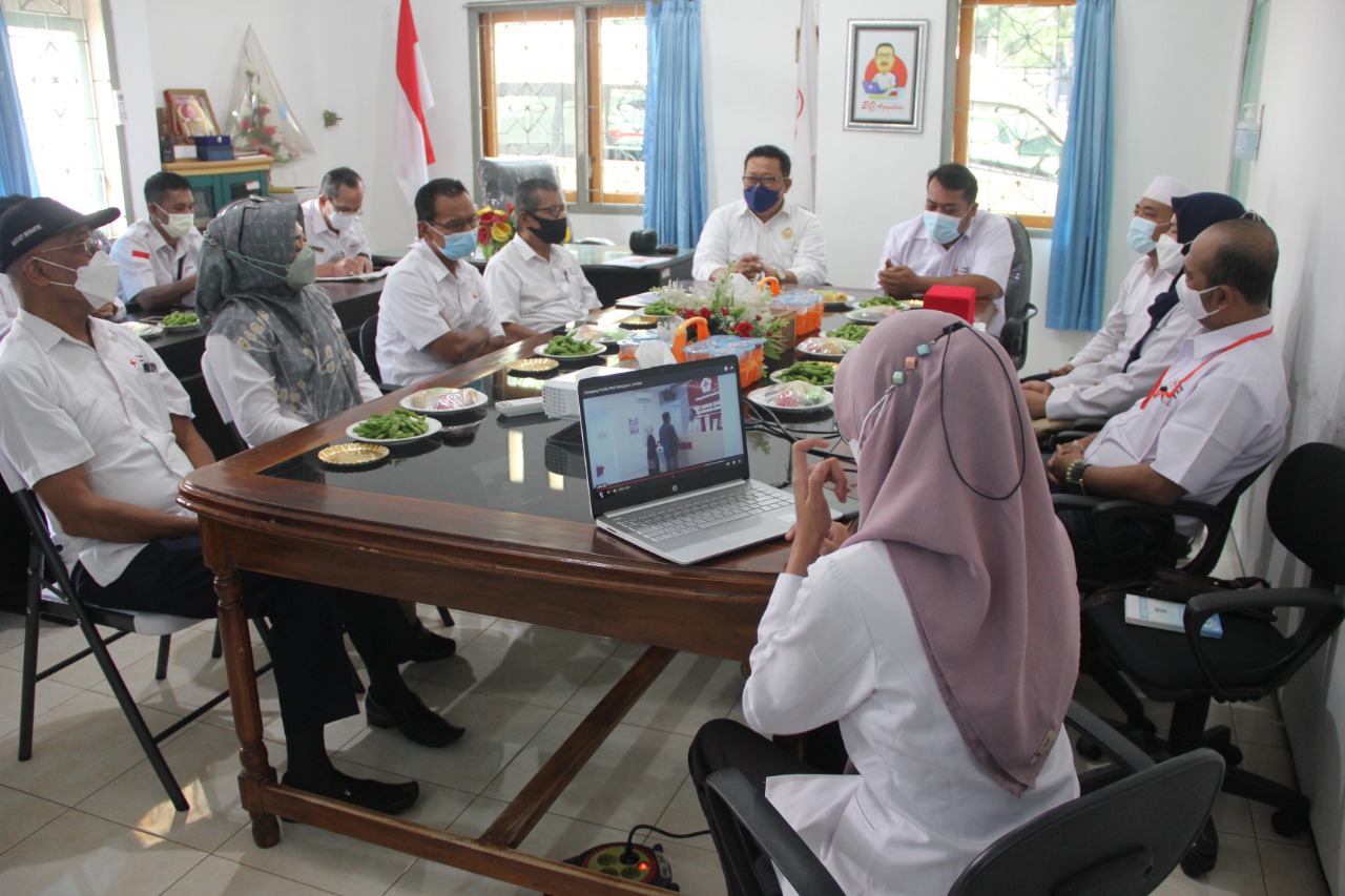 Jadi Jujukan Belajar Manajemen, Hari Ini Giliran PMI Kota Probolinggo Datangi PMI Jember