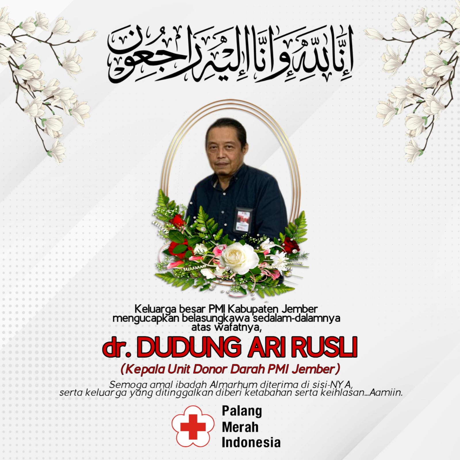 PMI Jember Berduka