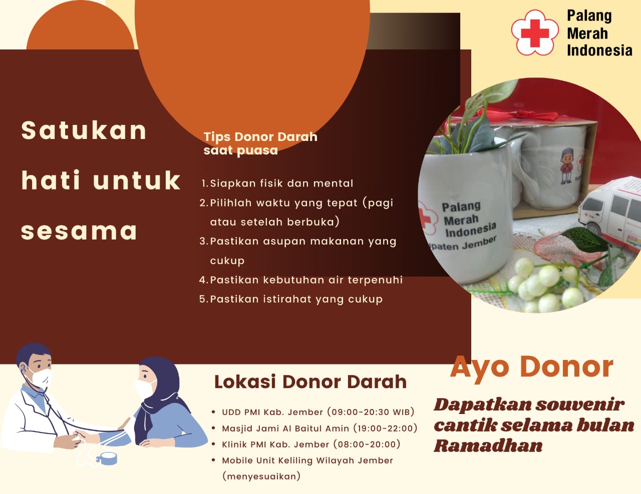 Donor Darah Dapat Dua Muk Cantik
