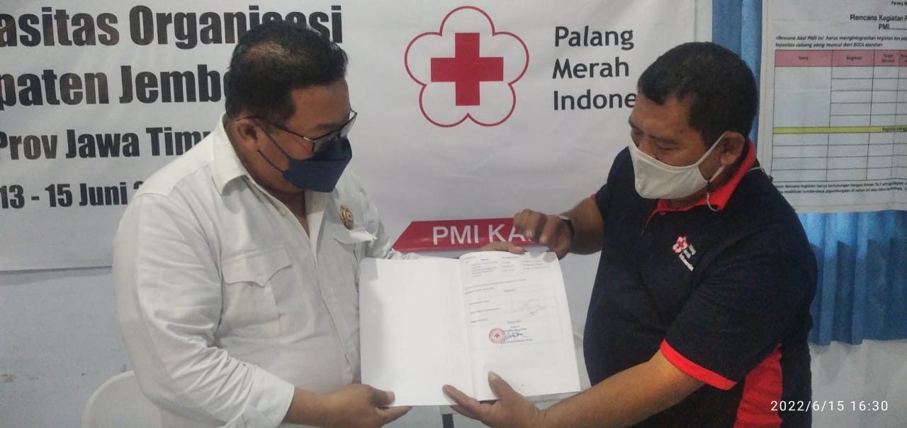 Penilaian BOCA, PMI Jember Berhasil Dapat Skor Tertinggi 