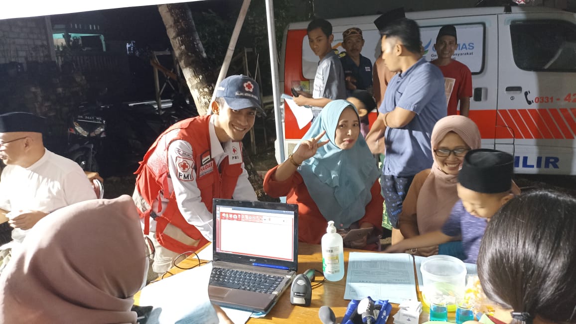 Jember Berbagi, PMI Dan Desa Kesilir Wuluhan Gelar Donor Darah