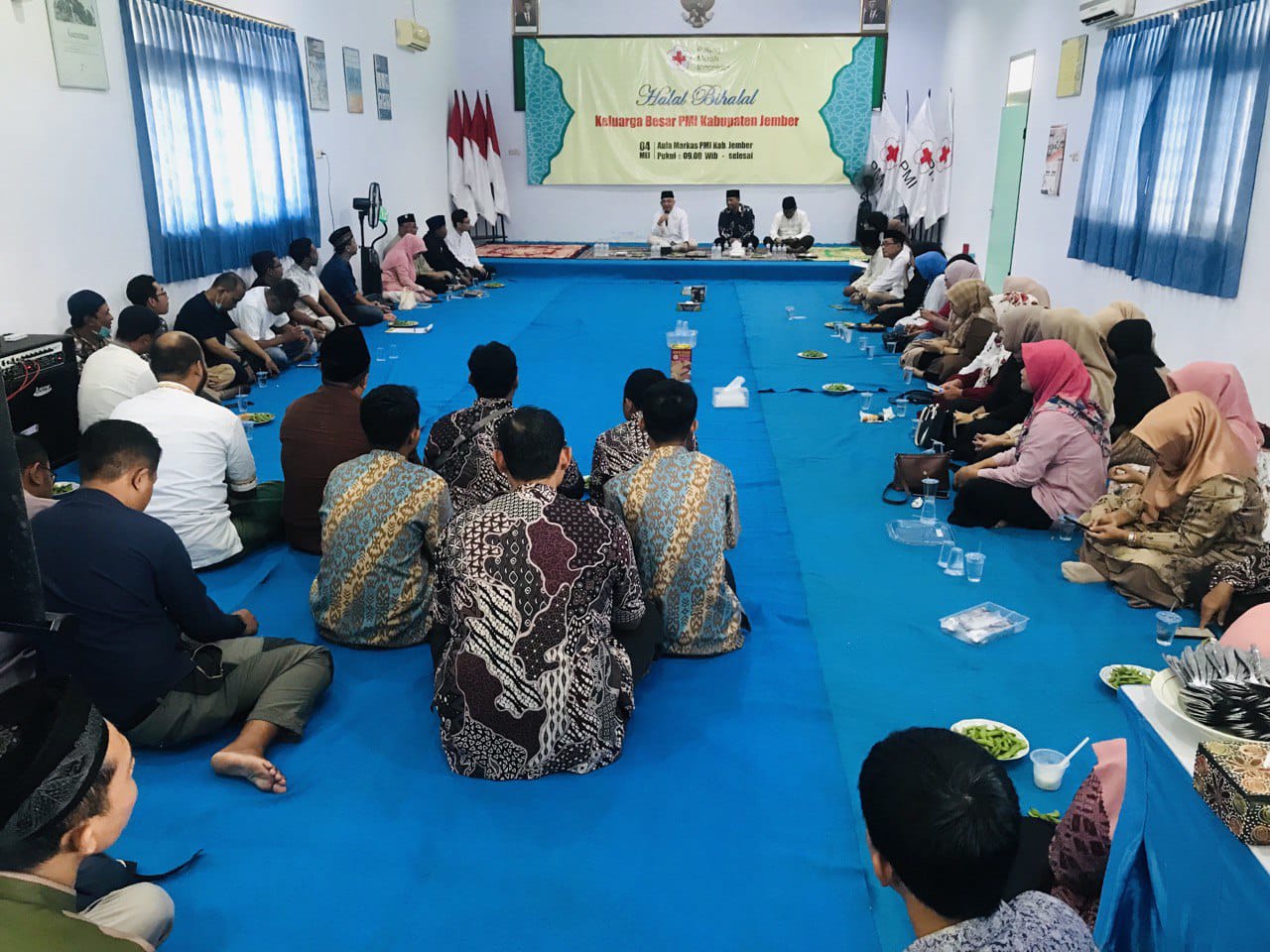 Halal Bi Halal, Pengurus, Pegawai Dan Relawan PMI Saling Maaf Memaafkan