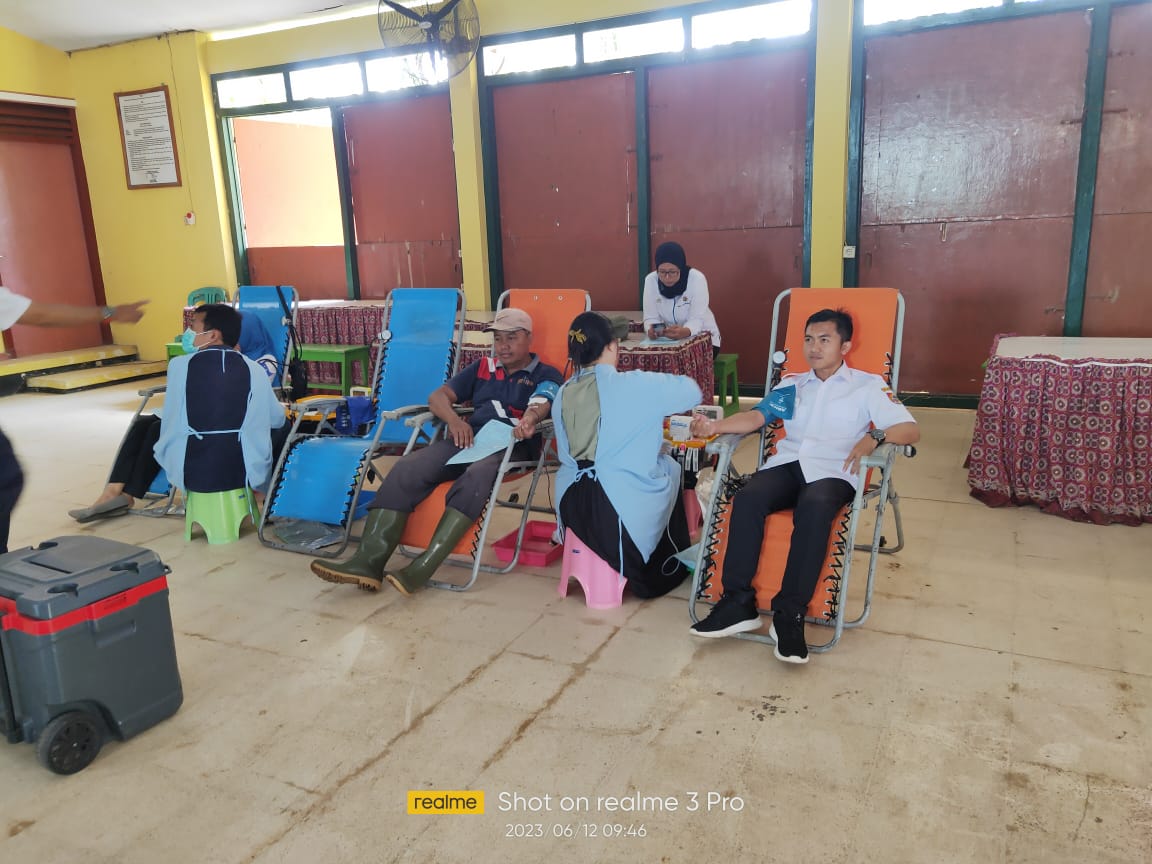 Aksi Kemanusiaan Donor Darah Sekaligus Sosialisasi Kesehatan Gigi Berlangsung Semarak, Kebun Banjarsari PTPN 12  Bersama UDD PMI Kabupaten Jember