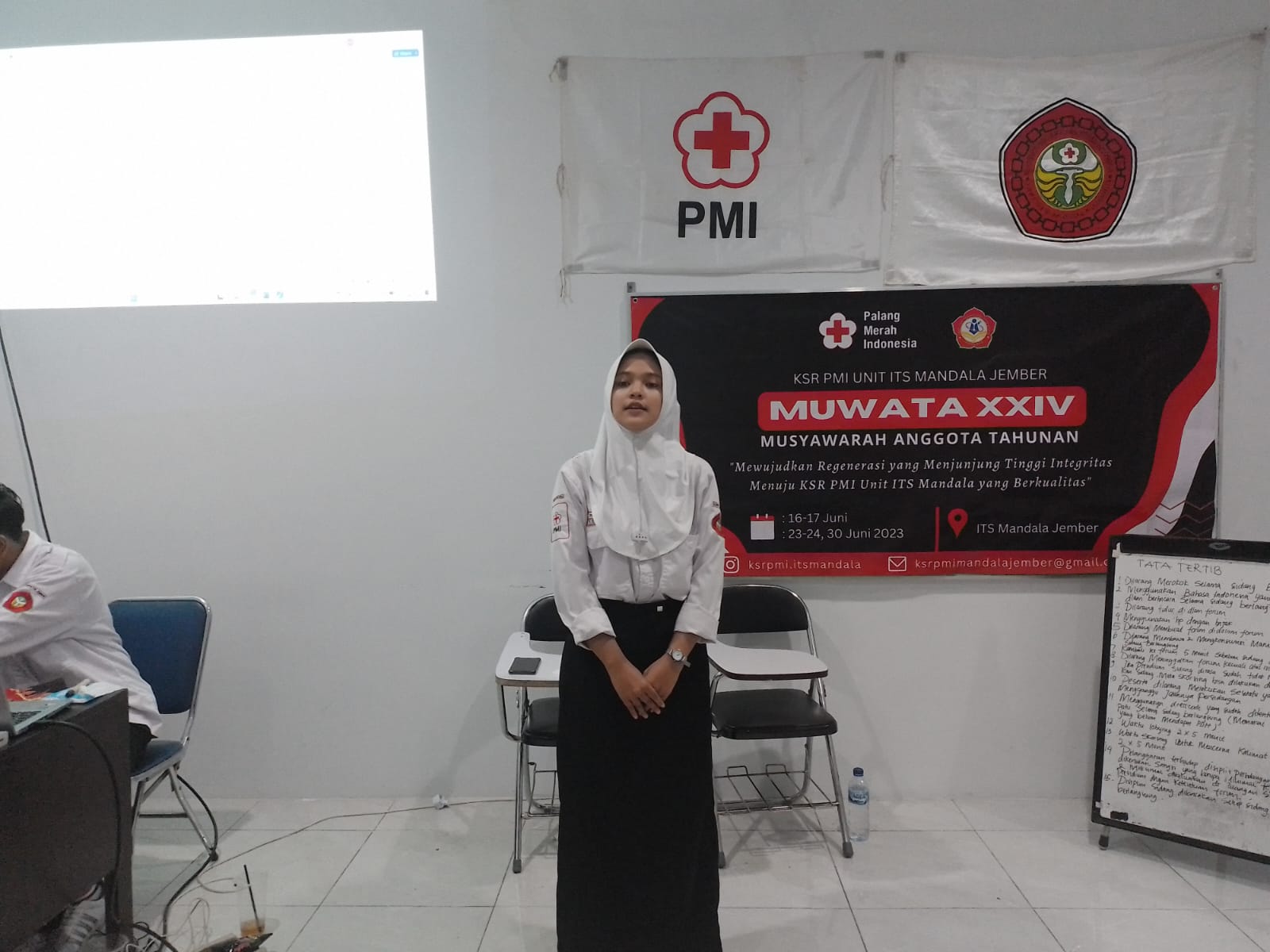 Irmawatiningsih Pimpin KSR PMI Unit ITS Mandala Jember 