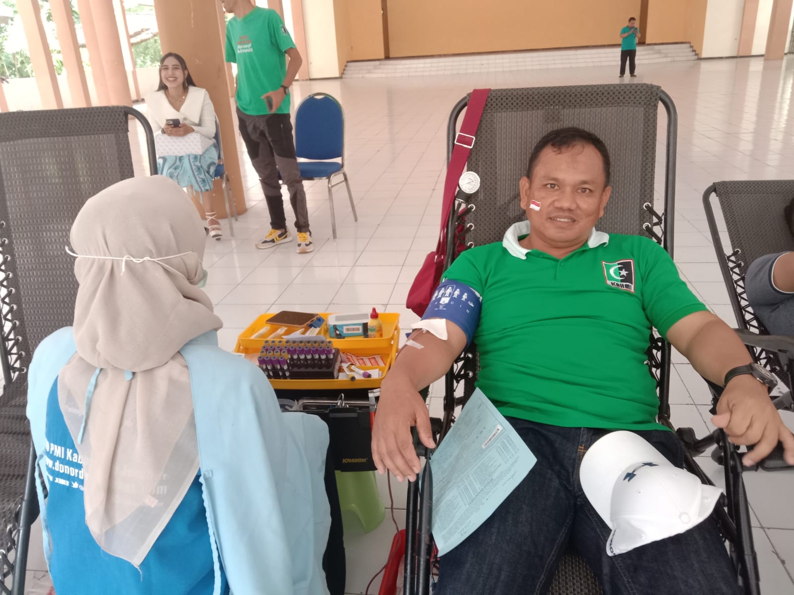 Peringati HUT Kemerdekaan RI Ke 78, Puluhan Aktivis Dan Mantan Aktivis Mahasiswa Sedekah Darah 