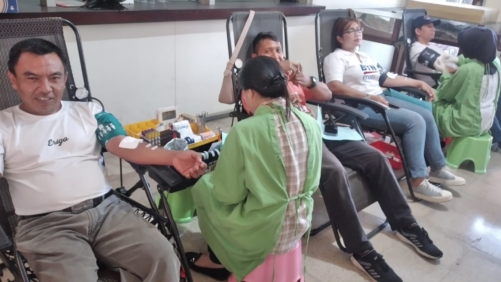 Karyawan Perumda Perkebunan Kahyangan Kabupaten Jember Gelar Aksi Kemanusiaan Donor Darah