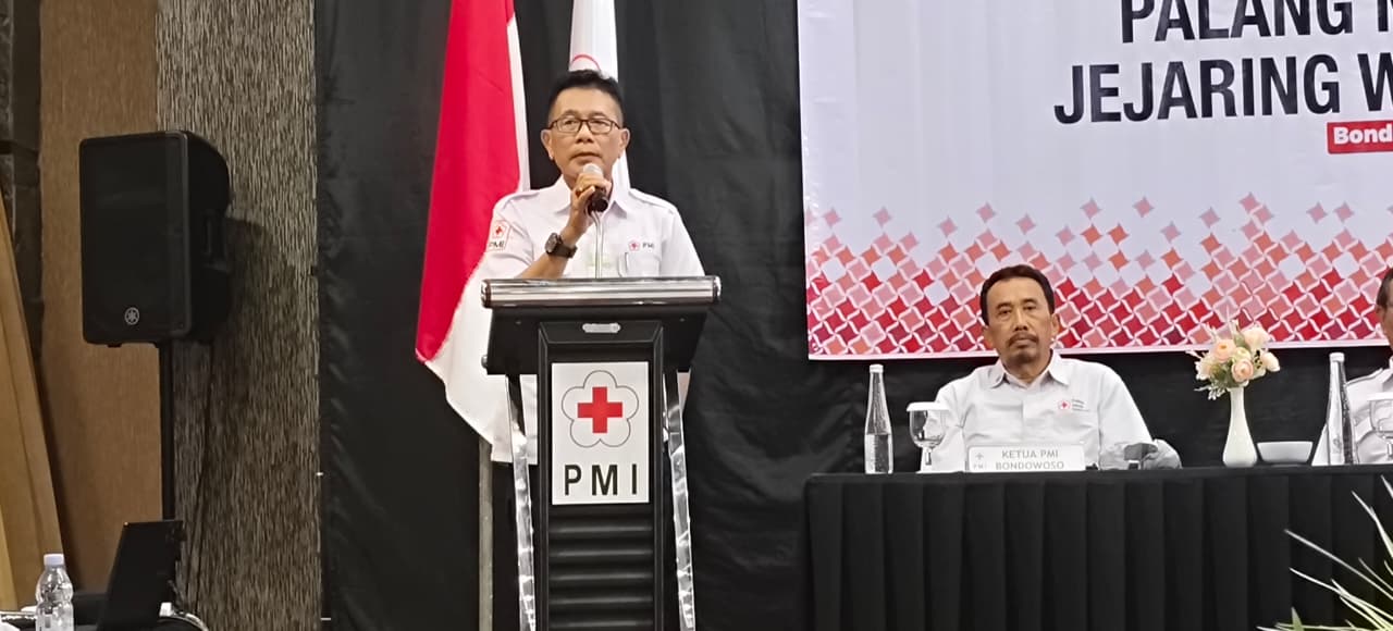 ZAINOLLAH PLT KETUA PMI KABUPATEN JEMBER DIPERCAYA MEMIMPIN PMI JEJARING WILAYAH III JEMBER 