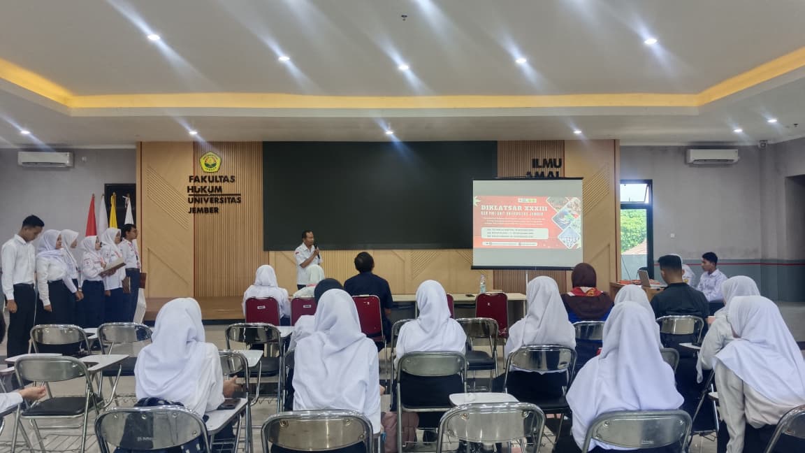 Memelihara Mata Air Perkaderan Relawan Kemanusiaan, KSR PMI Unej Gelar Diklatsar Ke-33