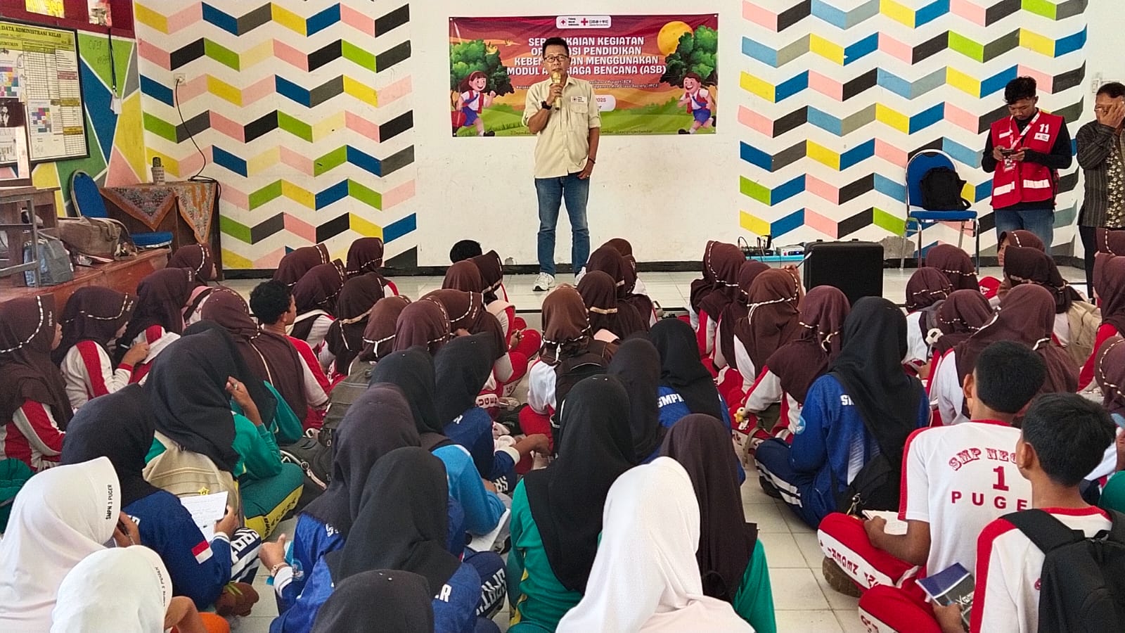PMI Jember Gelar Orientasi Pendidikan Kebencanaan Di Dua Kecamatan