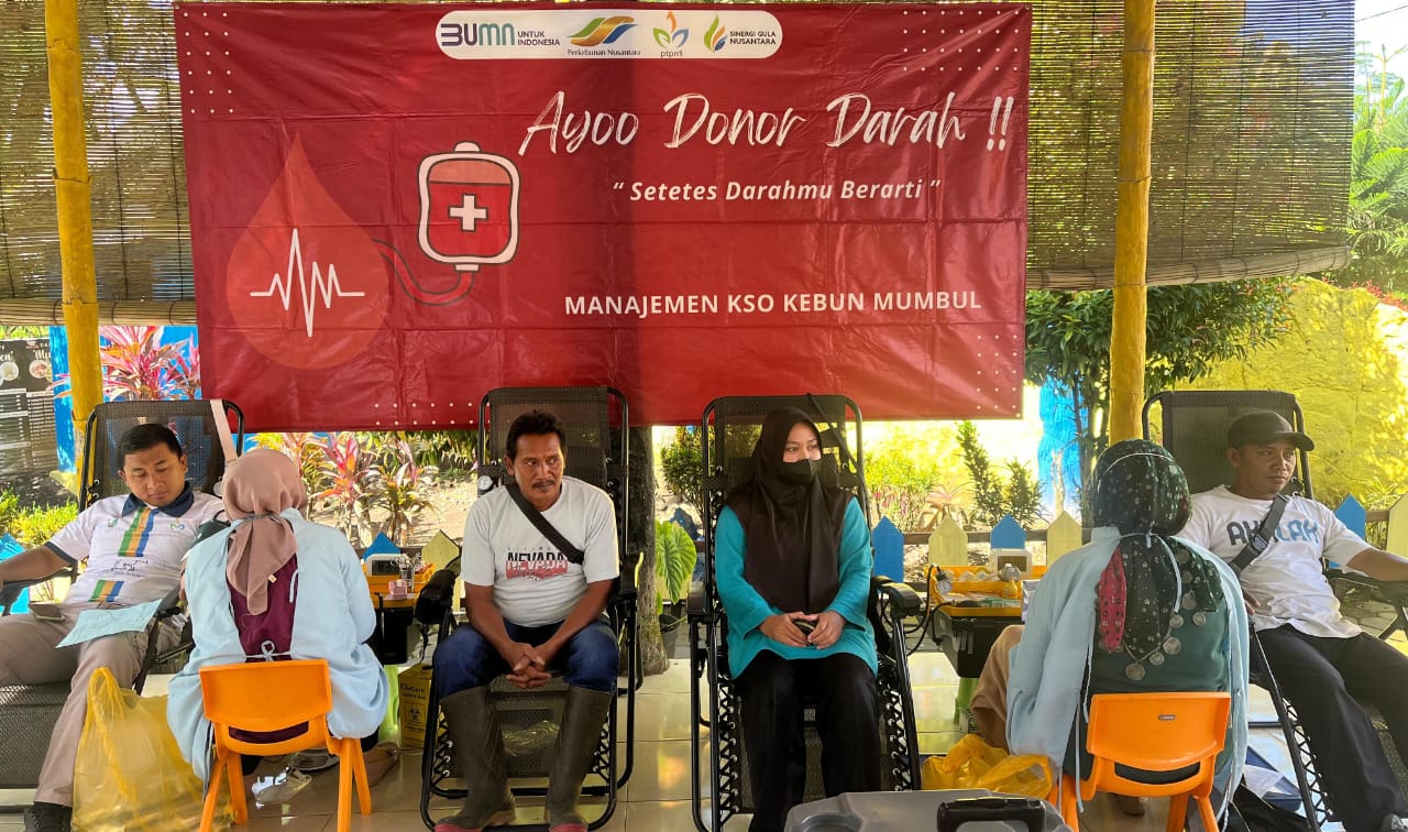 Perkebunan Menjadi Pilar Stok Darah!! Kebun Mumbul Berhasil Himpun Puluhan Kantong