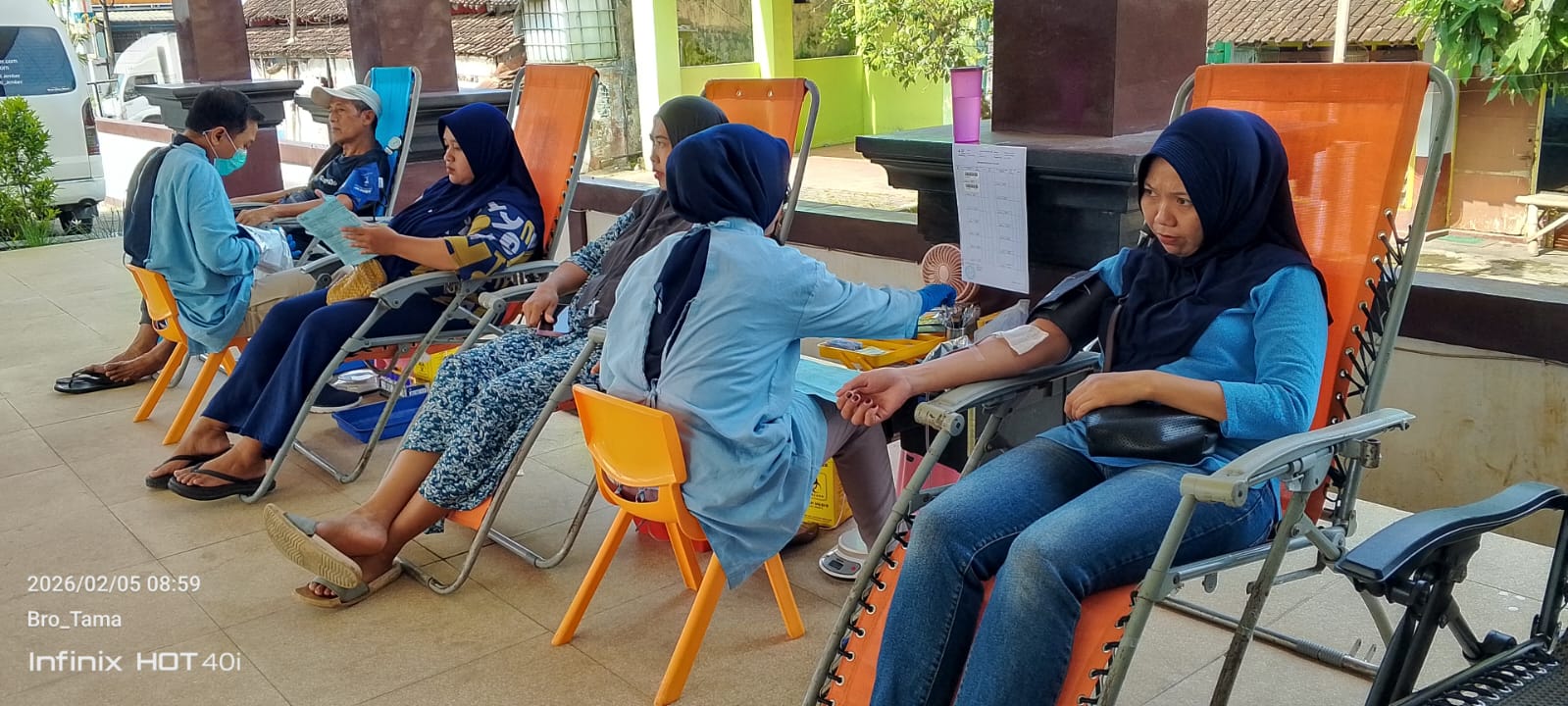Tertanam Kepedulian Sosial, Warga Desa Bangsalsari Sumbangkan 77 Kantong Darah