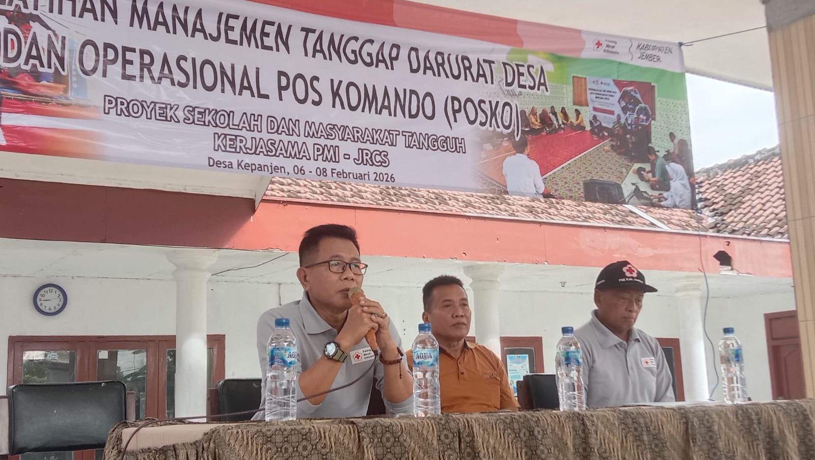 SIBAT PMI Dilatih Manajemen Tanggap Darurat Desa Dan Operasional Posko