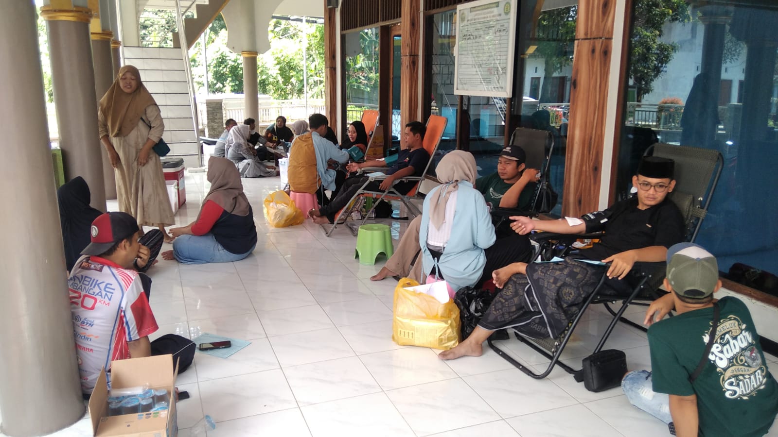 Haflatul Imtihan Ke-19 TPQ Baiturrahman Al Mustafid Meriah Diwarnai Aksi Kemanusiaan Donor Darah