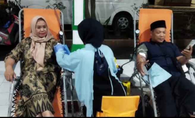 Guru PAUD Semboro Antusias Donor Darah, HIMPAUDI Gelar Aksi Sosial Di Bulan Ramadan