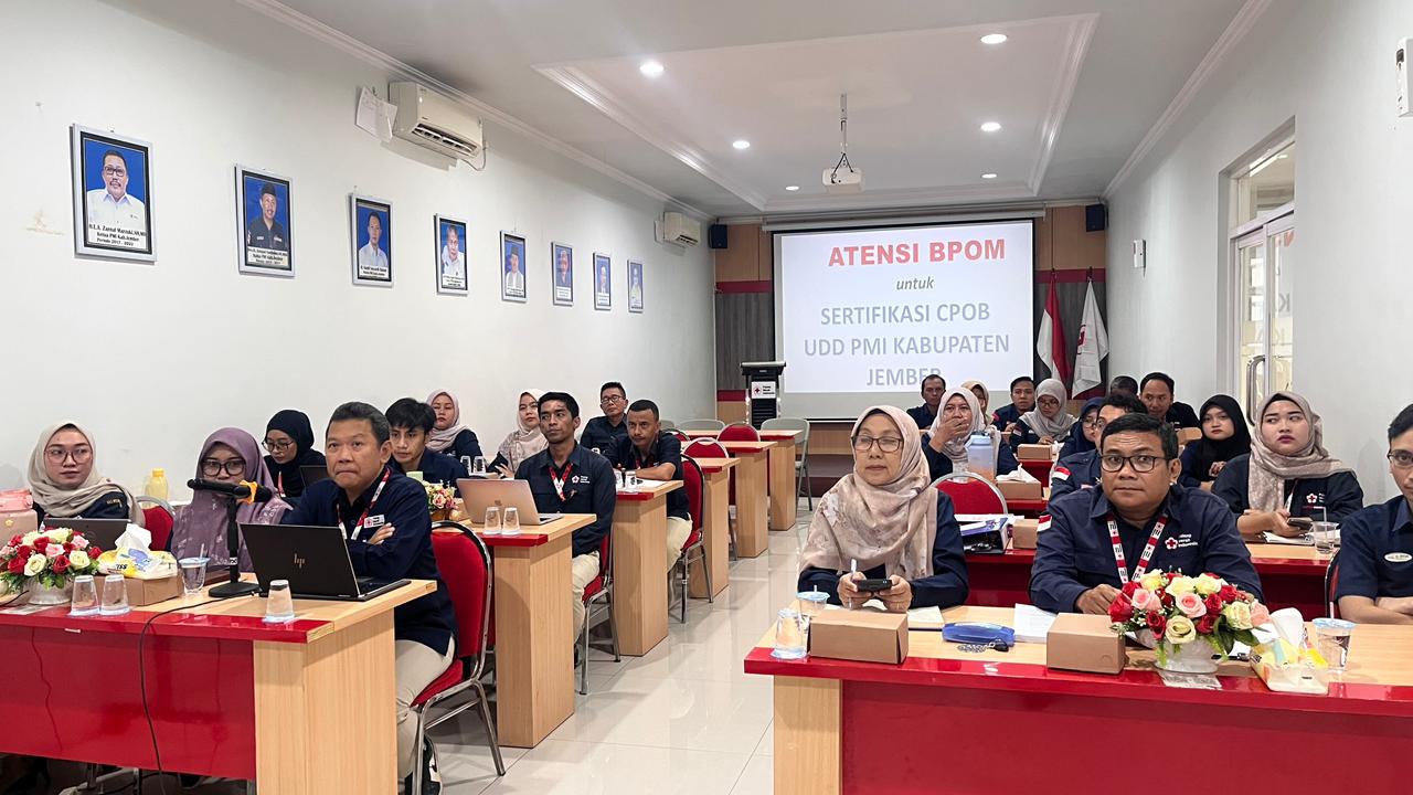 PMI Jember Kejar CPOB, Tingkatkan Standar Mutu Pelayanan