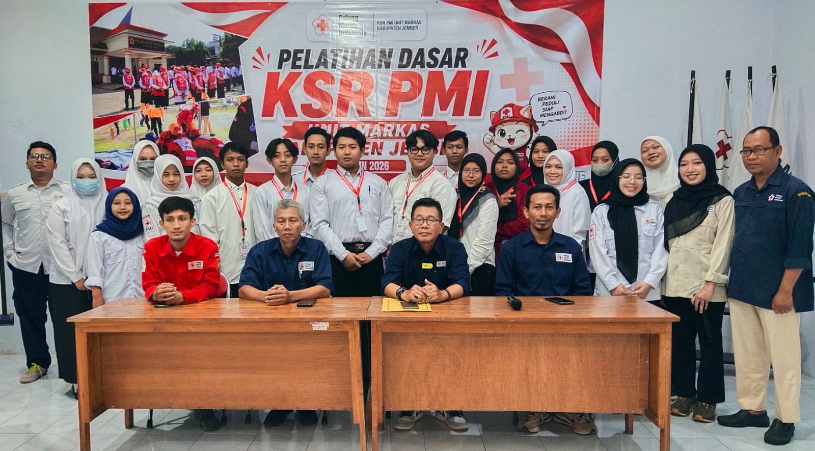 KSR PMI Unit Markas Gelar Diklatsar, Cara PMI Jember Cetak Relawan Tangguh Dan Profesional