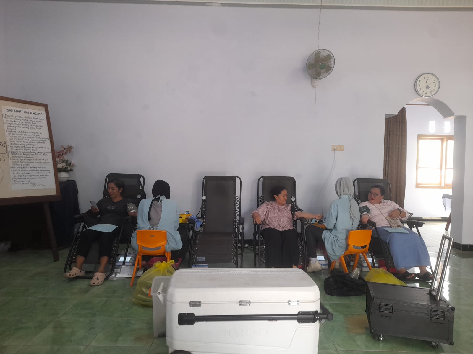Jemaat GKJW Rejoagung Semboro Tak Mau Ketinggalan, Ikut Donasi 17 Kantong Darah Ke PMI