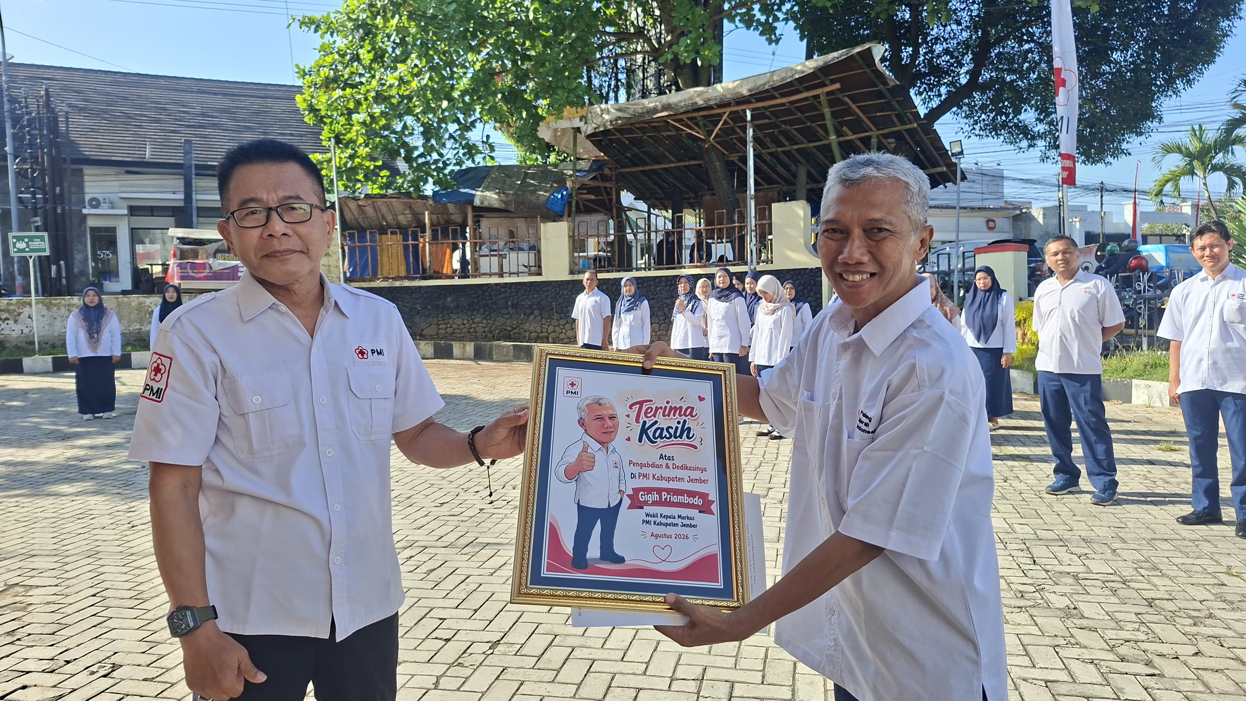 Purna Tugas Dari PMI Jember, Gigih Priyambodo Wariskan Segudang Dedikasi Kemanusiaan