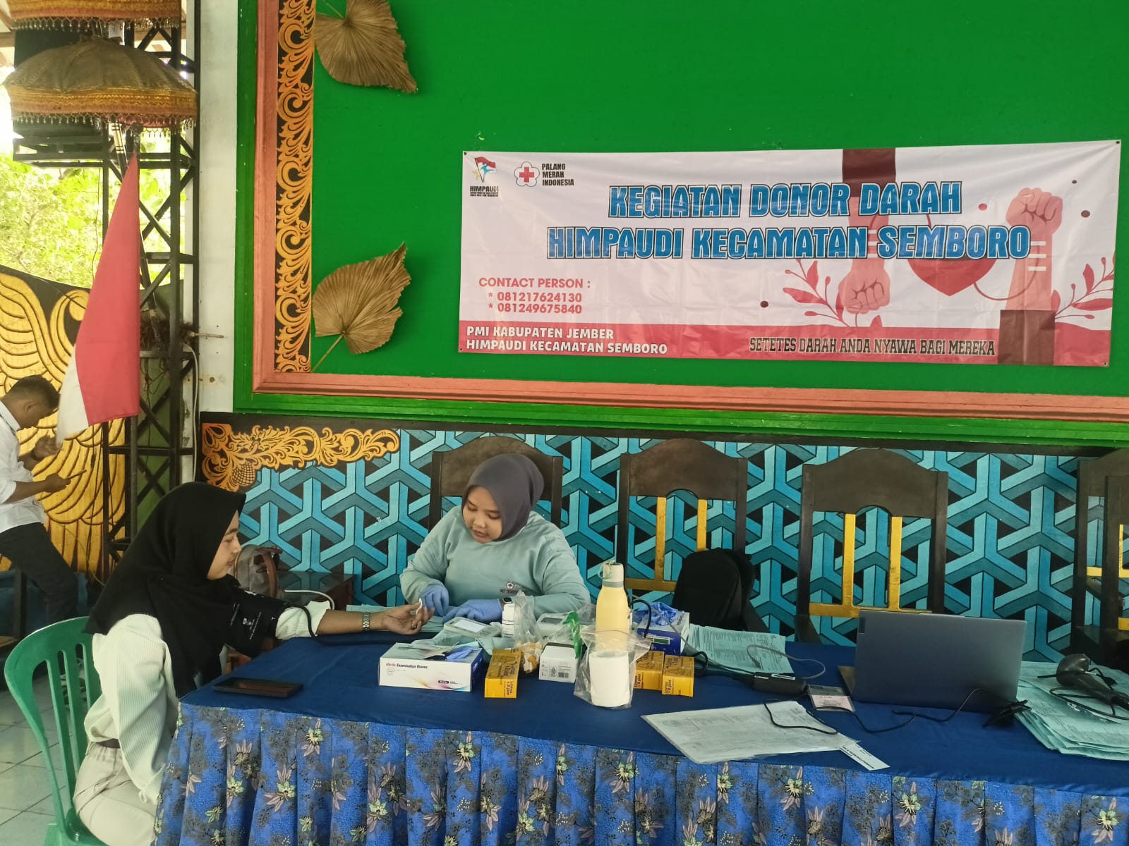 HIMPAUDI Semboro Peduli Kemanusiaan, Sumbang 55 Kantong Darah Untuk PMI Jember