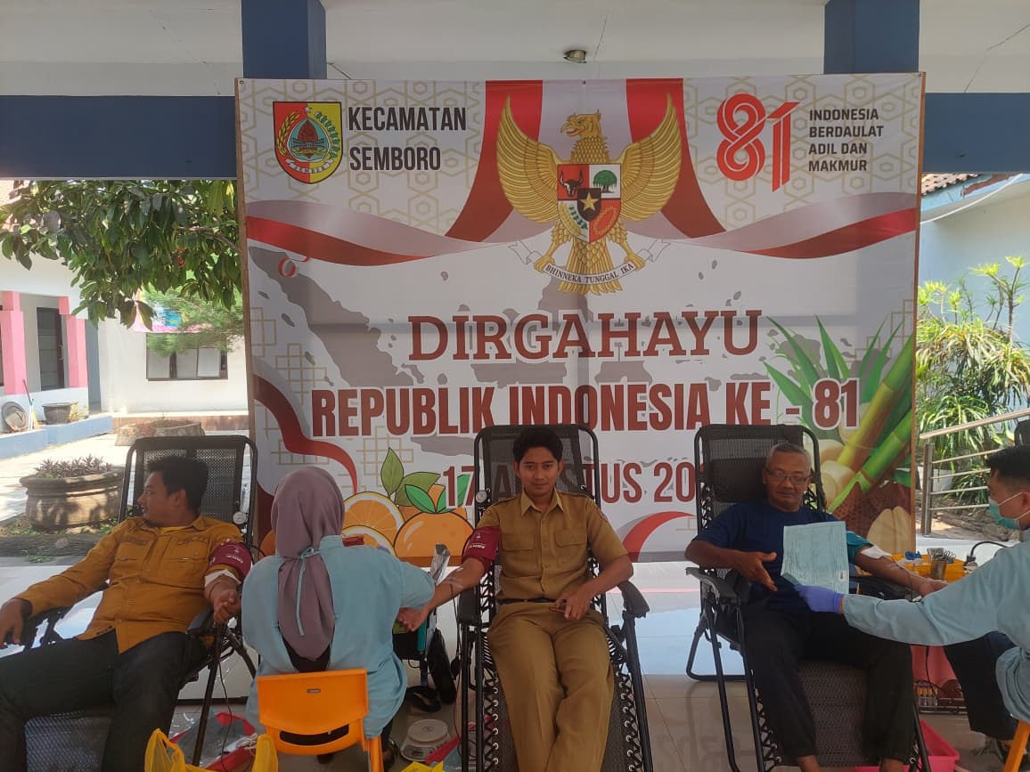 DAYA JANGKAU PESAN DIGITAL UDD PMI BERBUAH MANIS, WARGA SEMBORO ANTUSIAS SERBU AKSI DONOR DARAH 