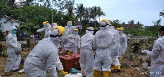 Sembilan Bulan Pandemi Covid-19  PMI Jember Antarkan 193 Jenazah,
