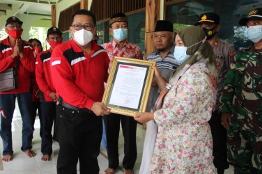 PMI Jember Resmikan Kampung Donor Kidul Besuk Ajung