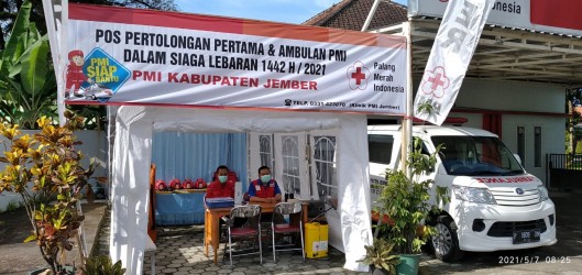PMI Jember Dirikan Lima Posko Siaga Lebaran