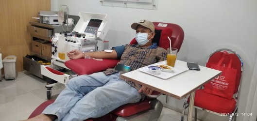 Sembuh Dari Covid-19, Anggota Polisi Lanjut Donor Plasma Konvalesen