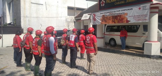 Call Center Siaga 24, PMI Jember Dukung Posko Lebaran 1443 H