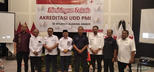 Tingkatkan Mutu Melalui Bimtek Dan Latihan Bersama Akreditasi UDD PMI, UDD PMI Jejaring Jember