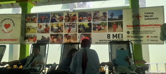 PMR MAN 2 Sudah 13 Tahun Rutin Gelar Donor Darah Pelajar, Kali Ini  Meriahkan Hari Palang Merah Sedunia 