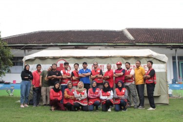 KSR PMI Unit Markas Kabupaten Jember, Gelar Simulasi TDB Dengan Table Top Execrcise Dalam Rangkaian Akhir Diksar 2023