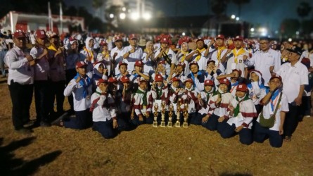 Kontingen PMI Kabupaten Jember Sukses Bawa Lima Tropy Dari Jumbara PMR X PMI Jawa Timur Di Gresik