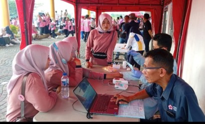 Aksi Kemanusiaan Di JSG: Puluhan Peserta OSMA Antusias Donor Darah