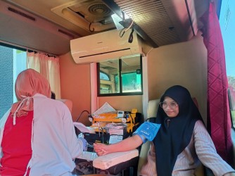 KSR PMI Unit UIN KHAS Aktif Gerakkan Aksi Kemanusiaan, Salah Satunya Melalui Donor Darah 