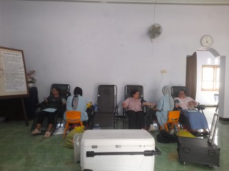Jemaat GKJW Rejoagung Semboro Tak Mau Ketinggalan, Ikut Donasi 17 Kantong Darah Ke PMI