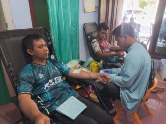 Semangat Donor Darah Menular Ke Pinggiran, Warga Perum Pinus Raya Sedekah 37 Kantong Darah