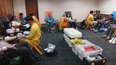 Jadi Lumbung Pendonor Terbesar UDD PMI Jember, Donor Darah Bank Indonesia Jaring 223 Kantong Darah 