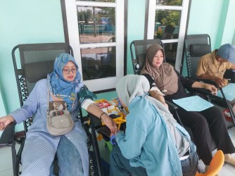 Keluarga Besar Muhammadiyah Aktif Galang Pendonor Darah, Dalam Sehari Adakan Donor Darah Di Dua Lokasi 