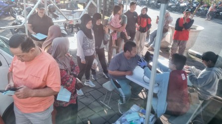 Donor Darah Di CFD Berhadiah Minyak Goreng, PMI Jember Himpun 56 Kantong Darah