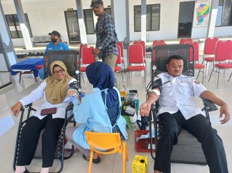PMI Kecamatan Sumberbaru Sukses Sumbang 24 Kantong Darah