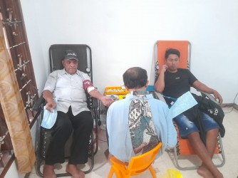 Warga Besuki Situbondo Ikut Sumbang Stok Darah UDD PMI Kabupaten Jember