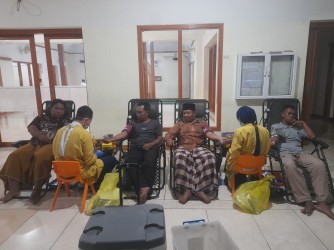 Pemuda Muhammadiyah Cakru Antusias Aksi Kemanusiaan, Sumbang 31 Kantong Darah Untuk UDD PMI Jember