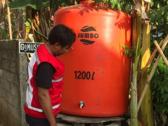 Kekeringan Kian Meluas Di Kota, Tim Tanggap Darurat PMI Jember Kembali Asesmen Warga Tegalwatu