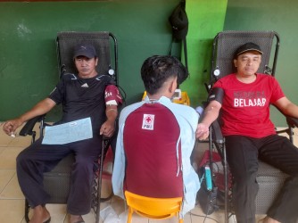 KAMPUNG DONOR KOMUNITAS PEMUDA KIDUL PASAR (KPKP) TANGGUL KULON SUKSES TAMBAH STOK DARAH UDD PMI 38 KANTONG 