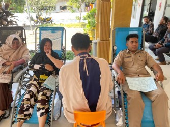 KECAMATAN KALISAT KOKOH JADI LUMBUNG PENDONOR JEMBER TIMUR, SUKSES SUMBANG 47 KANTONG DARAH 